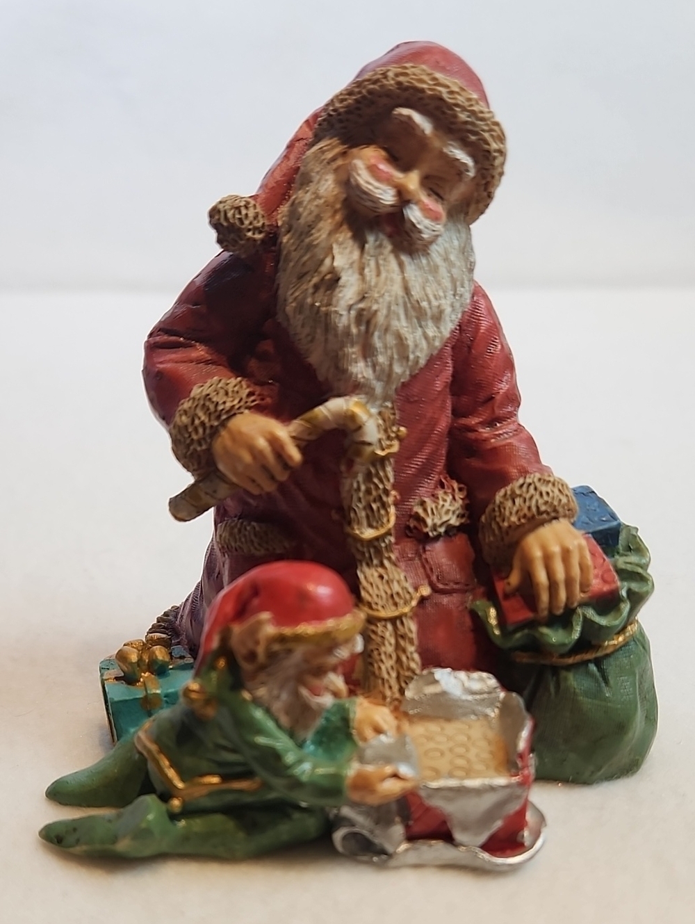 Vintage 1983 Tom Clark Studios Santa Gnome Figurine.